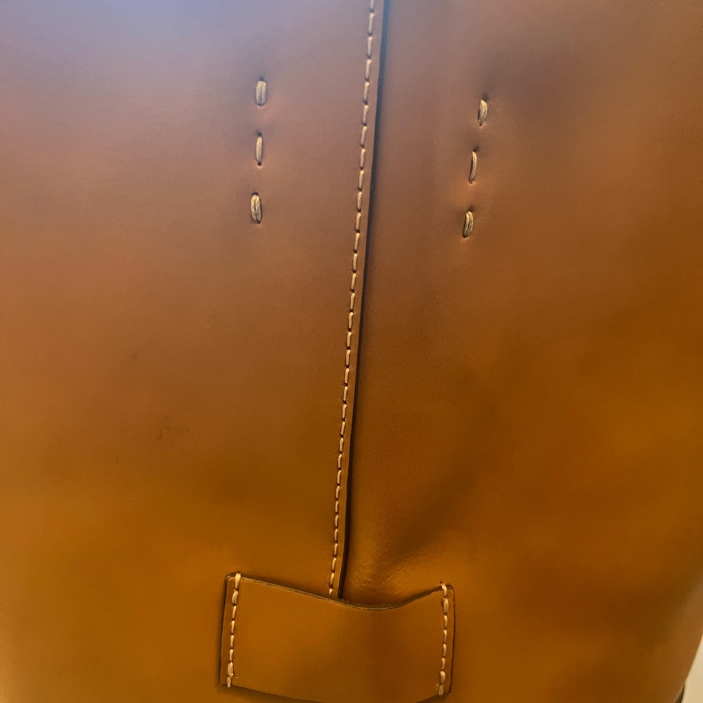 Elegant Boldrini Brown Leather Tote Bag - Picture 3 of 5